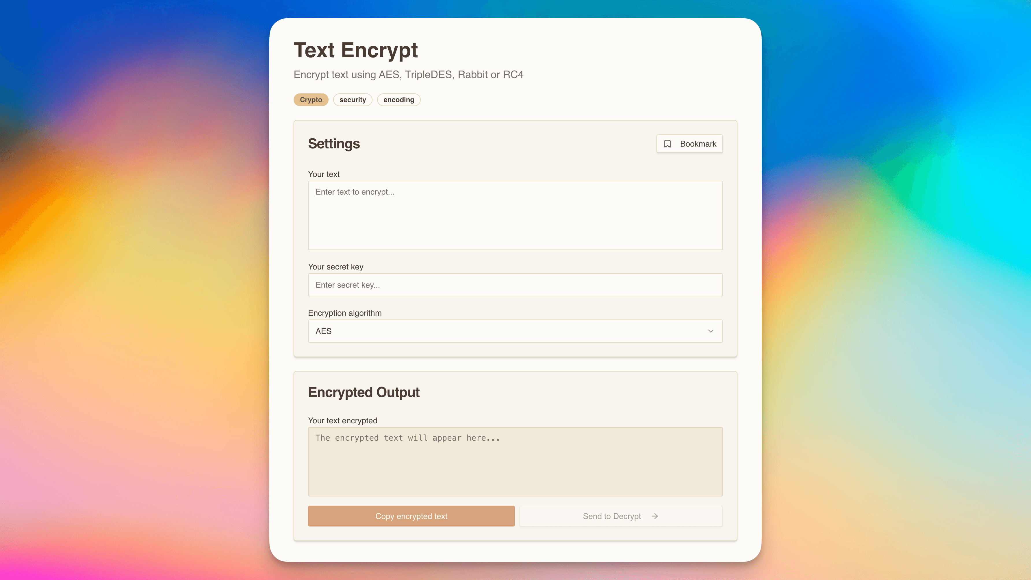 Getting Started with Text Encrypt
